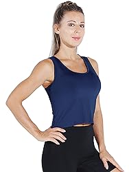 CADMUS 3 Pieces Basic Crop Tank Tops Sleeveless