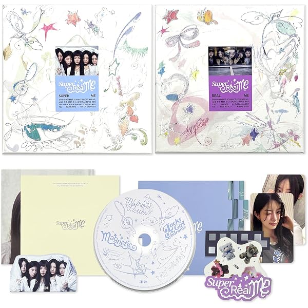 Amazon.com: Dreamus ILLIT - 1st Mini Album SUPER REAL ME CD (REAL