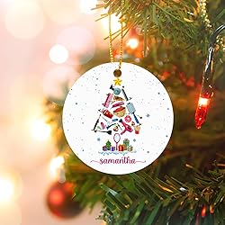 Custom Hairdresser Christmas Tree Decoration
