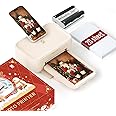 HPRT Photo Printer 4x6,+20 Sheets&1ribbon, Picture Printer for iPhone, Android, Smartphone, Thermal Dye-Sublimation Printer, AR Video Printing, Portable Photo Printers CP4100