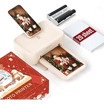 Amazon.com: HPRT Photo Printer 4x6,+20 Sheets&1ribbon, Picture ...