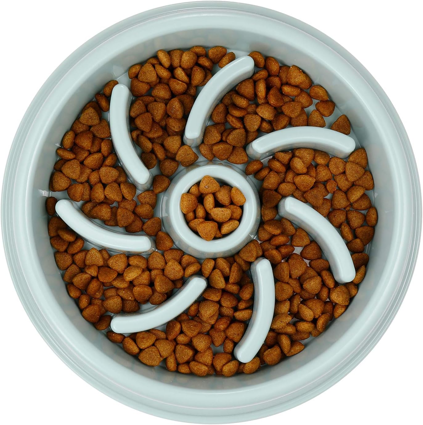 Slow Feeding Dog Bowls, Funny Puzzle Pet Bowl for Dieting and Healthy Weight Management, Mix, Medium