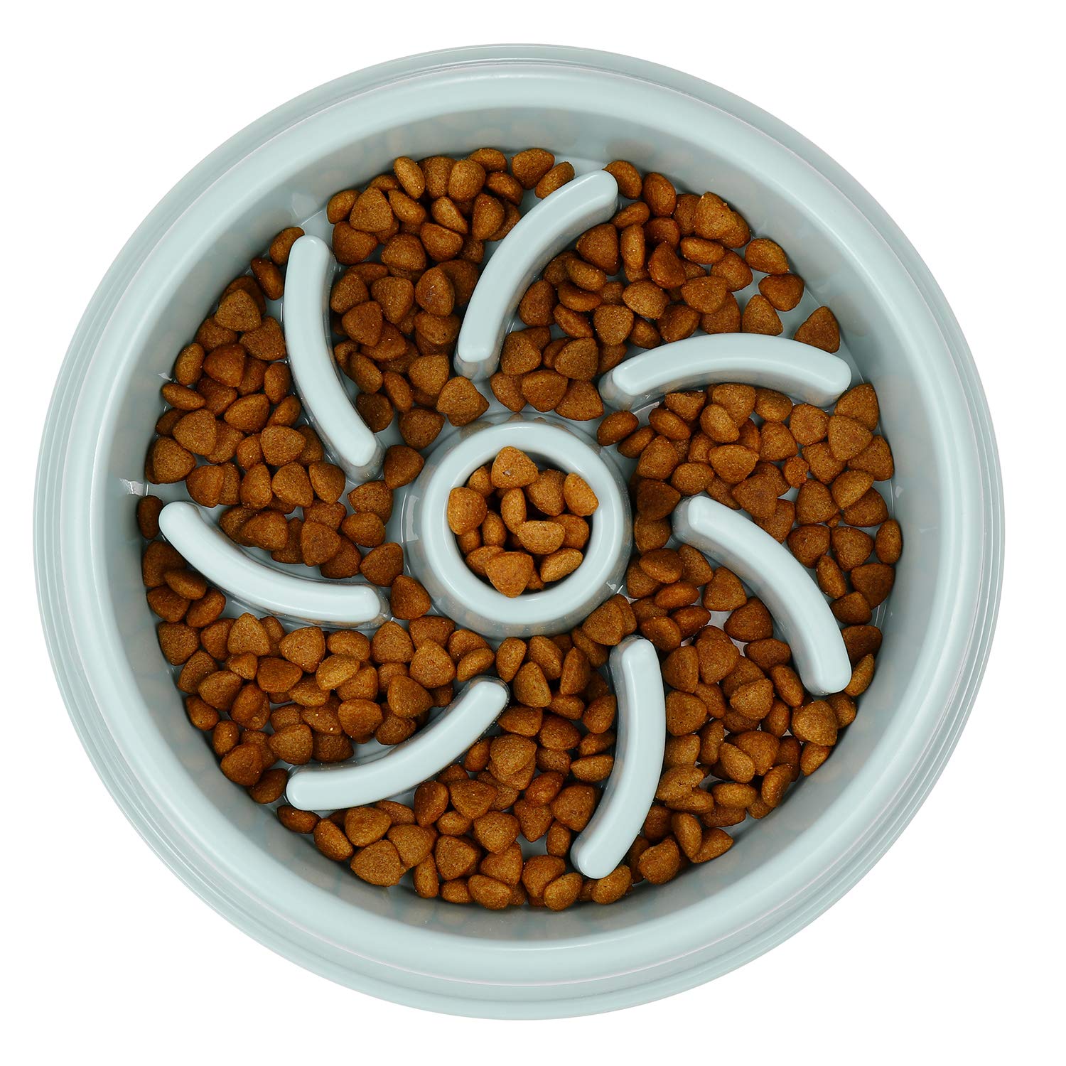 Slow Feeding Dog Bowls, Funny Puzzle Pet Bowl for Dieting and Healthy Weight Management | Made From Safe Material with Perfect Size, Can Hold Upto 250 Grams Puppy Dry Food (Grey-1)