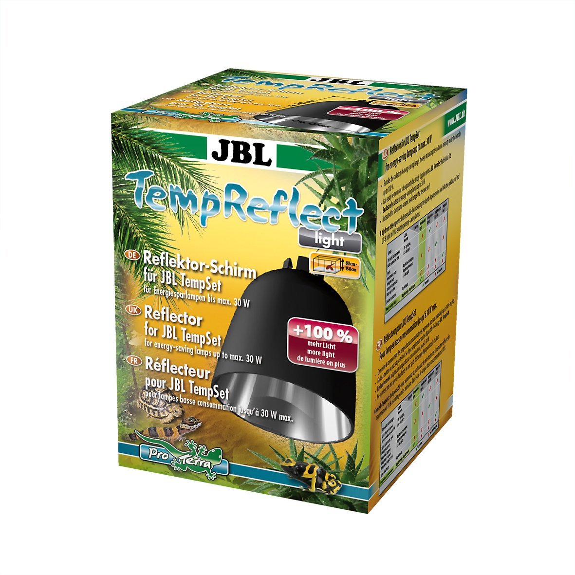JBL TempReflect light, Reflector screen for energy-saving lamps