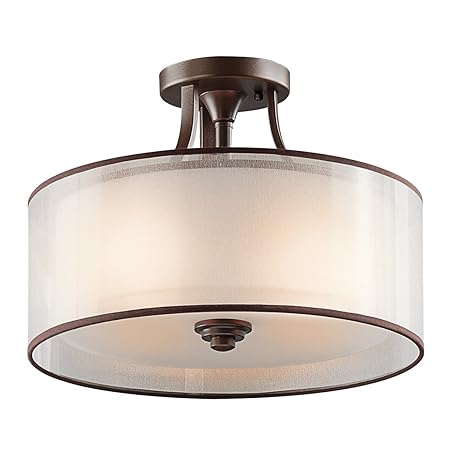 Kichler Lighting 42386miz Lacey Semi Flush Ceiling Light Mission