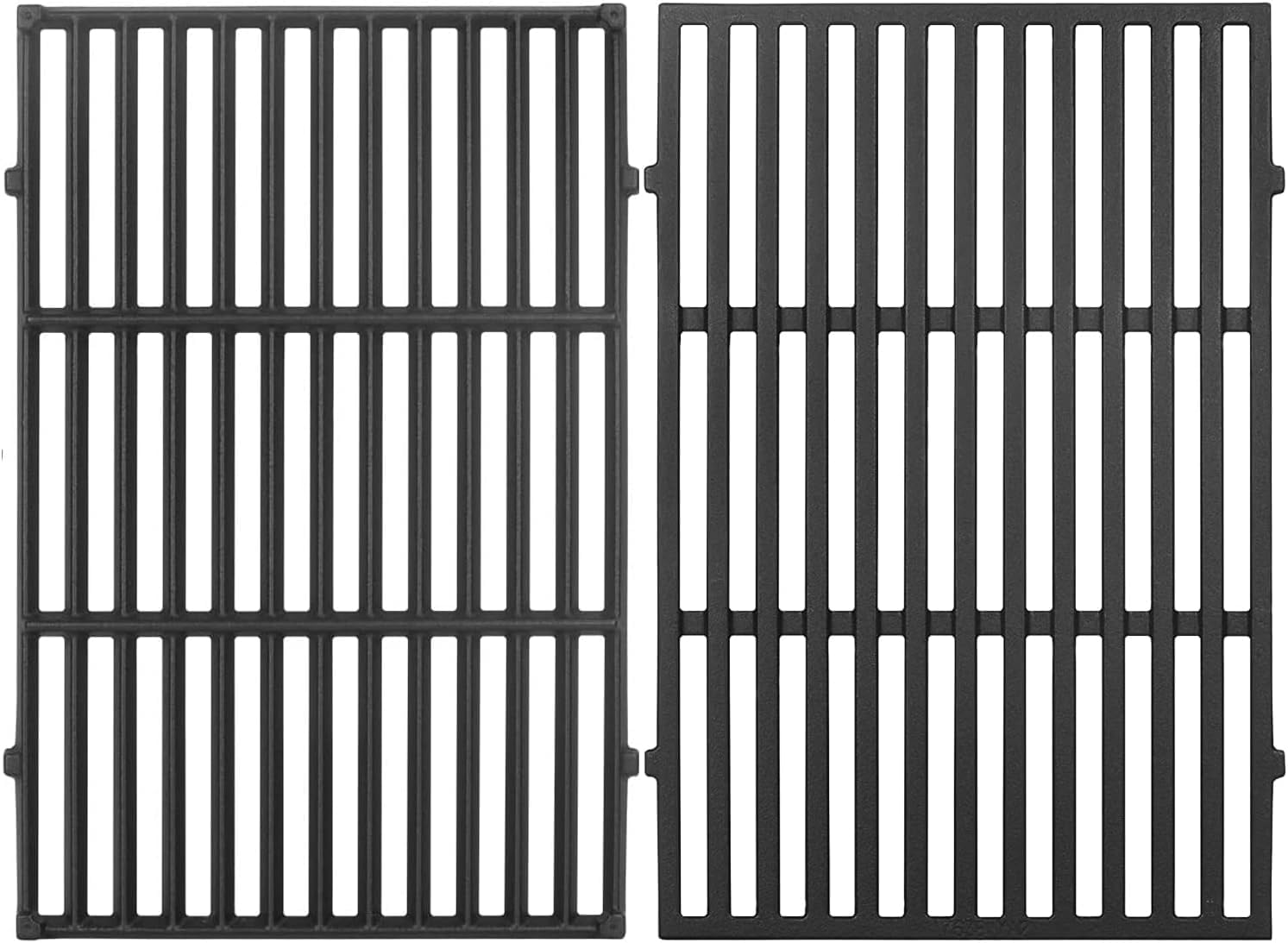 WELL GRILL 7638 44.5CM Grill Grates for Weber Spirit 300 Series, Spirit I & II 310, E/S 310, 320 & 330, Spirit 300/700, Genesis 1000-3500, Cast Iron Cooking Griddle Replacement Parts