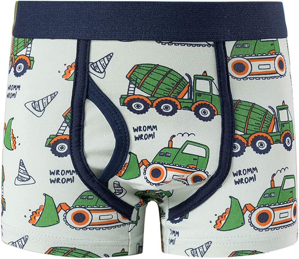 Mailey 2-12y Boys Briefs Kids Soft Cotton Underwear, Toddler Shorts, Breathable Panties: Clothing