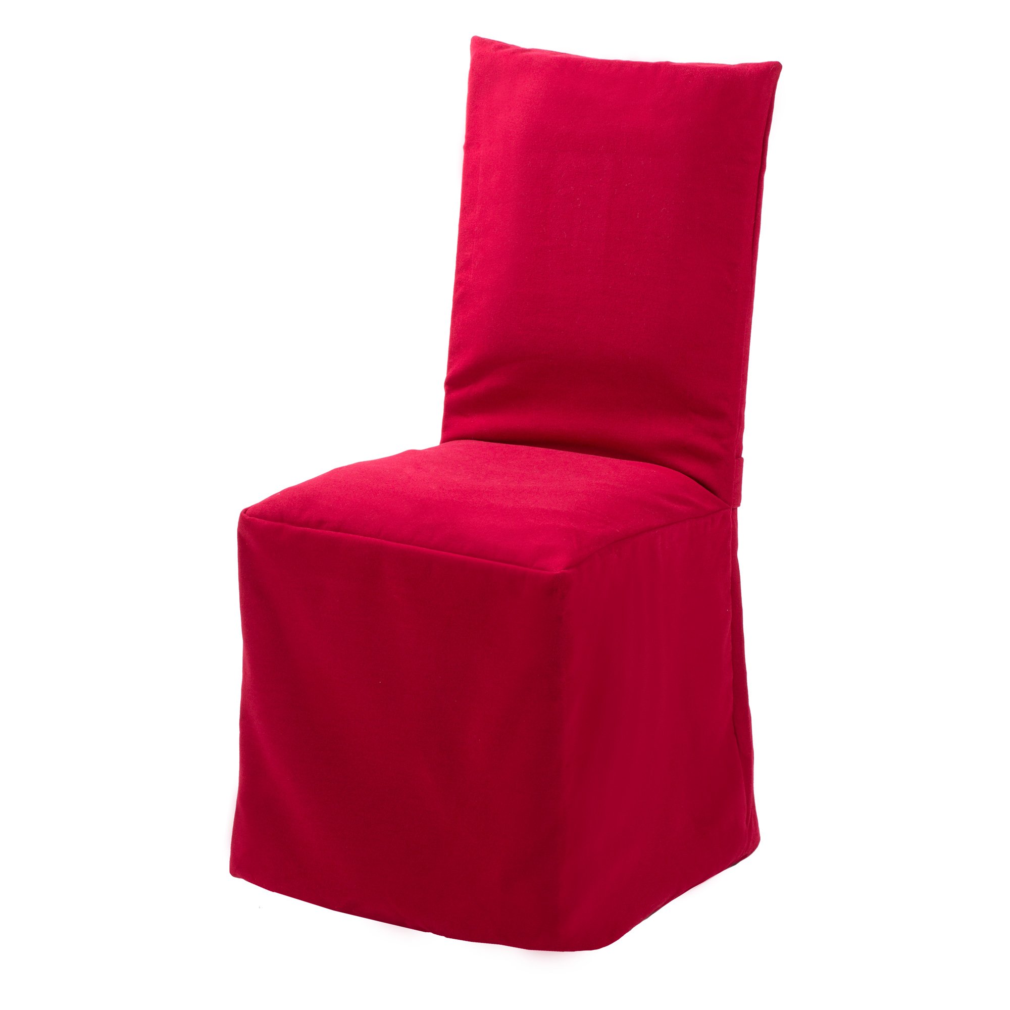 MADURA Alpina Chair Cover Box Pleat Vibrant Red