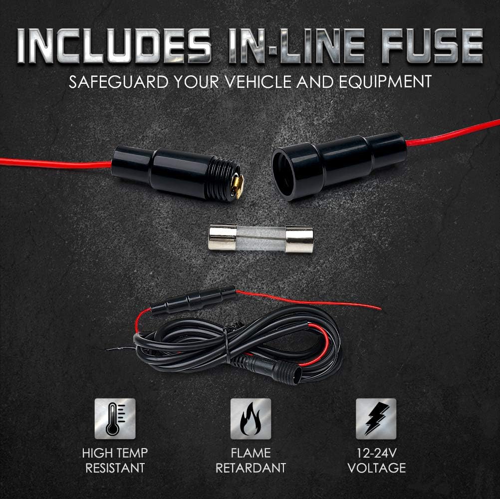 Xprite Car Underglow Neon Accent Strip Lights Kit 8 Color Sound Active Function and Wireless Remote Control 4 PCs LED Underbody System Light Strips w/ 6FT Extension Wire & Cable Tie: Automotive