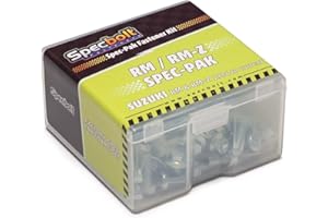 SPECBOLT FASTENERS Specbolt RM RMZ Spec Pak | for Suzuki RM80 RM85 RM100 RM125 RM250 and RMZ250 RMZ450 OEM Factory Match Fasteners Kit 65 80 85 100 125 250 450 Track Trail Pack