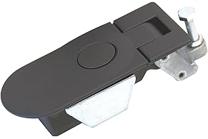 Southco C5-11-35 Black Powder Coated Zinc Alloy Sealed Lever Compression Latch, Adjustable Grip