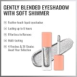 Oulac Liquid Glitter Eyeshadow Silver Shimmer 6.8g Vegan Cruelty-Free view 5
