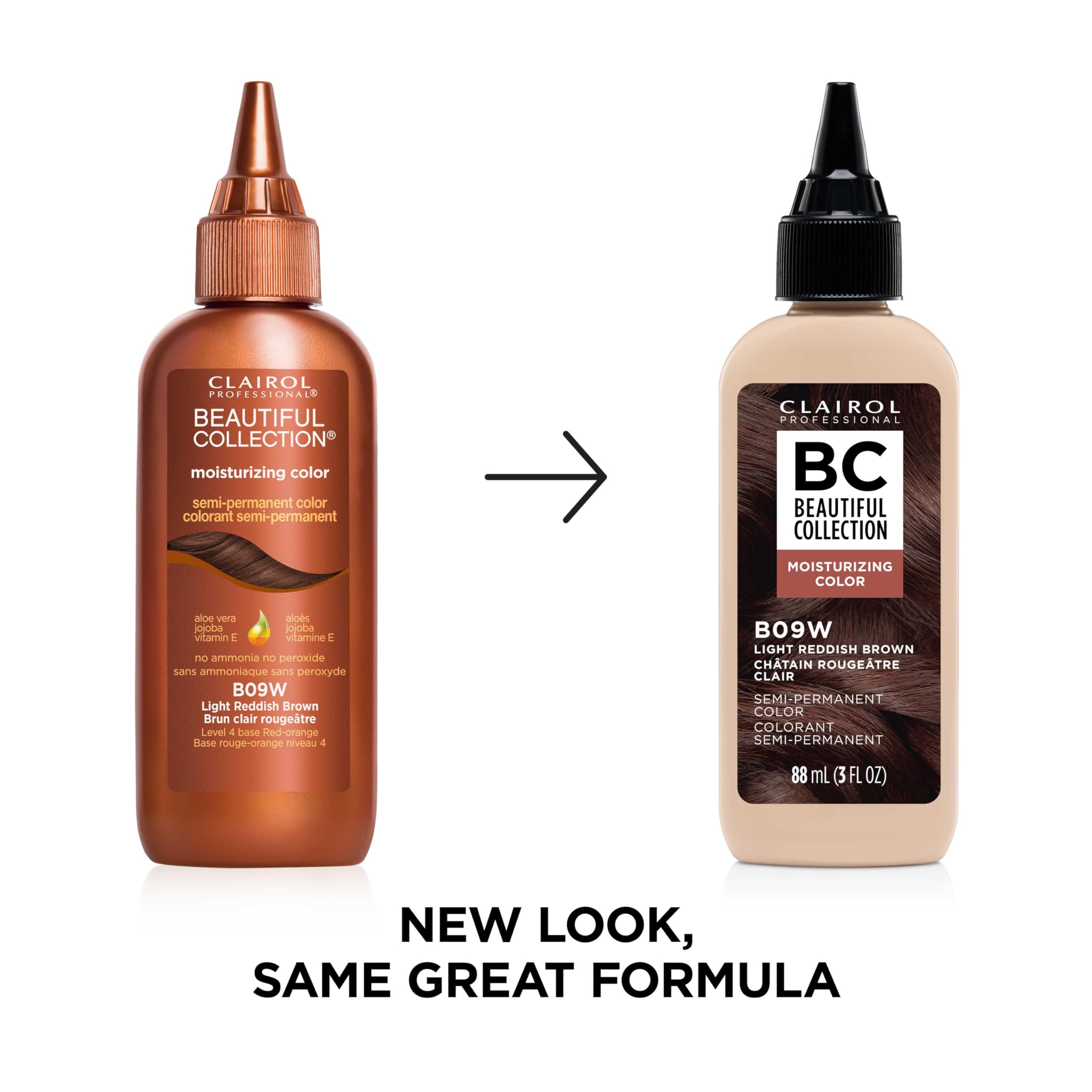 Clairol Professional Beautiful Collection Semi-Permanent Hair Color with Zero Damage for All Hair Textures | Packaging May Vary