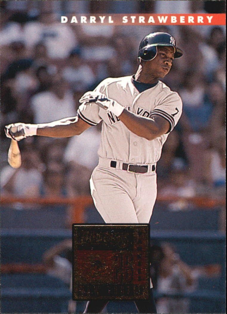 1996 Donruss Baseball Card 215 Darryl Strawberry