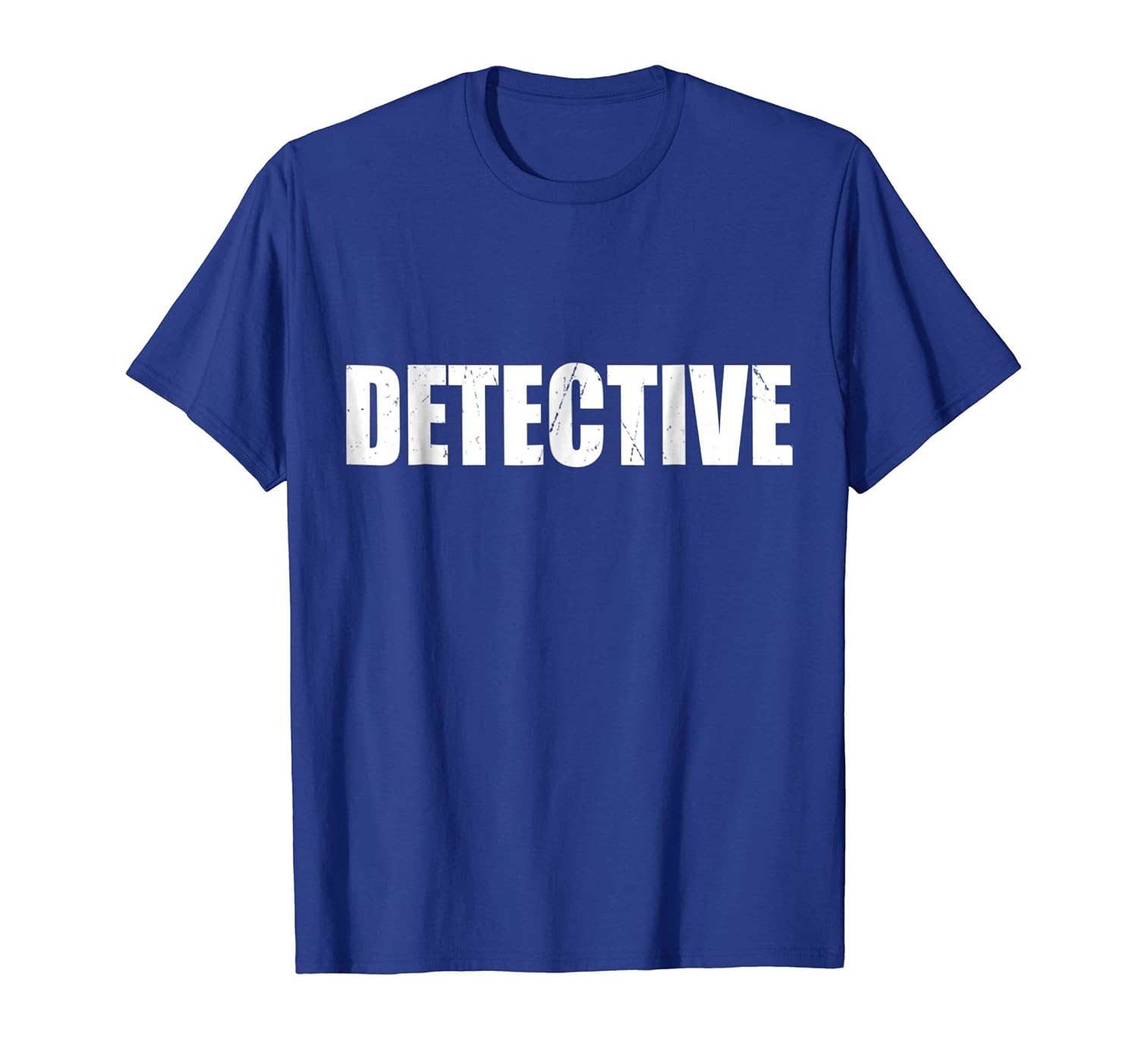 Detective T Shirt Halloween Costume Funny Cute Distressed-ANZ