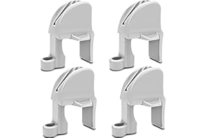 Cendasun Boat Fender Clips, Pontoon Boat Fender Clips, Adjustable Pontoon Boat Square Rail Fender Cleats/Clips/Hangers for Pontoon Bumpers, Pontoon Boat Accessories for Bumpers, 4 Pack