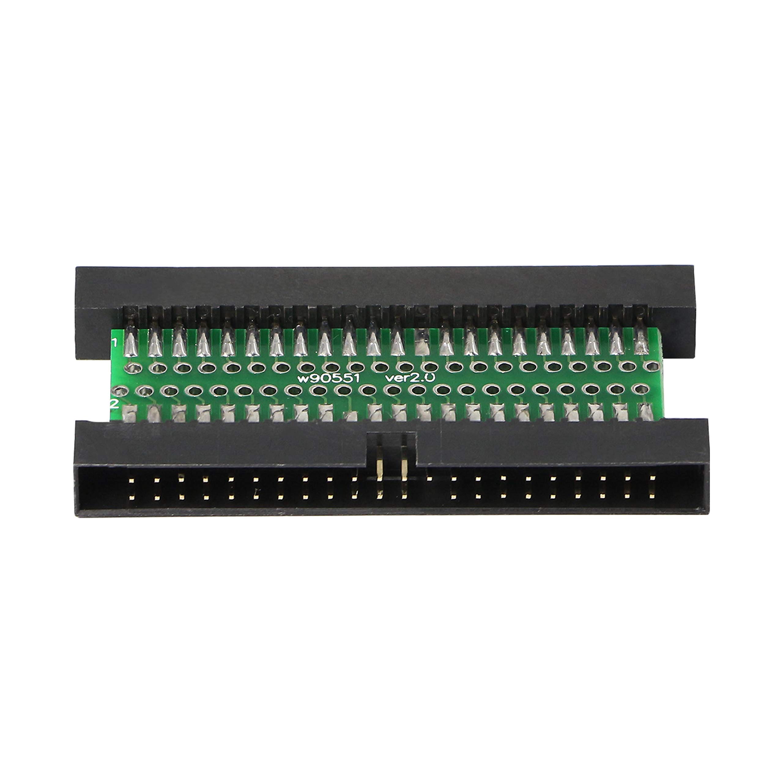 GINTOOYUN IDE 44 Pin Male to Male HDD Hard Drive Adapter，Laptop IDE 2.5 inch 44 Pin HDD Hard Disk Drive