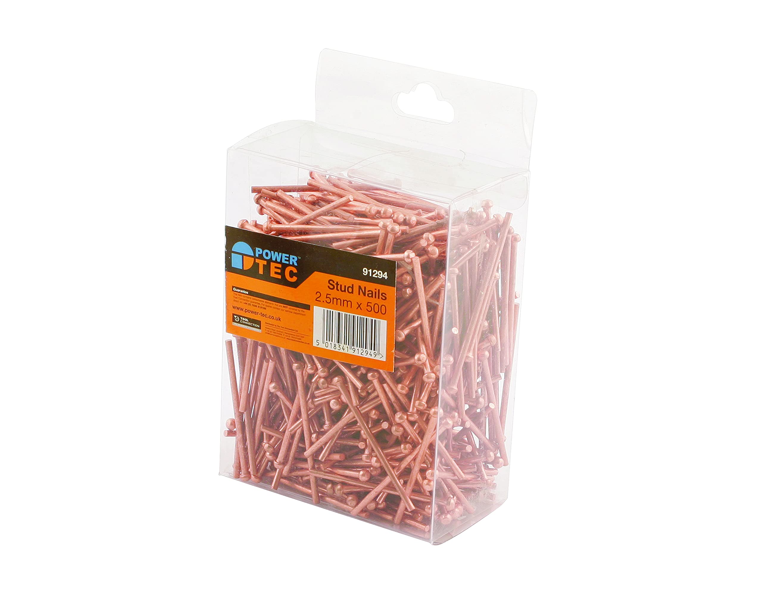 PowerTec 91294 Stud Nails 2.5mm 500pc