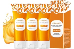 Orange Whitening Exfoliating Brightening Gel,Orange Exfoliating Gel Scrub, Deep Clean Pores Remove Blackheads Moisturize Skin