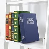 Ohuhu Book Safe with Combination Lock Blue Dictionary Diversion Money Box view 2