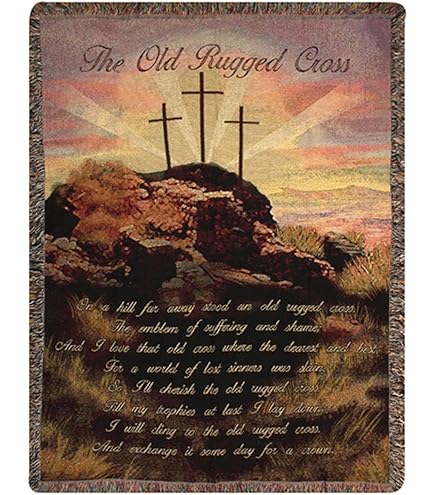 Amazing Grace Sheet Music Tapestry Throw - 50x60 Inch Woven Decor Blanket For Bed, Couch, Or Chair