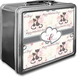 Gatos en el amor caja de almuerzo (personalizado): Amazon.es: Hogar