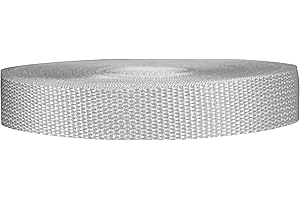 Strapworks Lightweight Polypropylene Webbing - Poly Strapping for Outdoor DIY Gear Repair, Pet Collars, Crafts – 3/4 Inch by 10, 25, or 50 Yards, Over 20 Colors