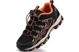 UOVO Boys Girls Kids Sneakers Hiking Running Outdoor Walking Tennis Shoes Waterproof Non Slip Fashion Sneakers(Little/Big Kids