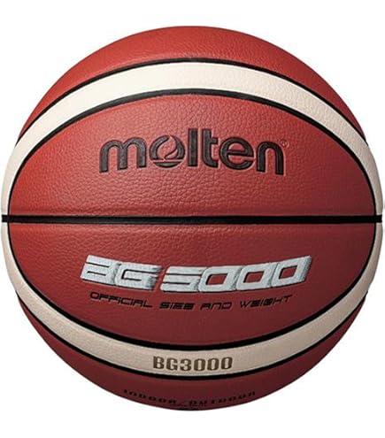 Molten BG5000 FIBA Approved Game Ball, Orange/Tan, Size 7