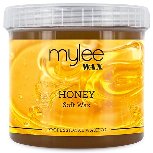 title=Cera al Miele Mylee Soft Honey Wax 450g Ceretta da Depilazione per Pelli