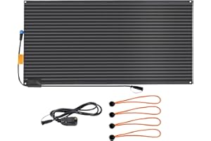 Toriexon Snow Melting Mats Outdoor 36 x 72 inch, Non-Slip Heated Outdoor Mats 730 W 120V, Heated Driveway Mats with UL and ETL Certificate Power Cord, Suitable for Most Entryways