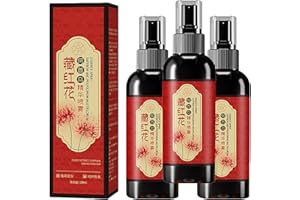 Saffron Hair Blackening Spray, Saffron Hair Spray, Saffron And Polygonum Multiflorum Herbal Extracts Hairs Serum Essence Spra
