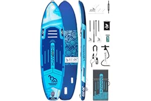 SKYPATH Inflatable Stand Up Paddle Board,10'6''*32''/11'*34'' Ultra-Light SUP Board,Blow Up Paddle Board, Wide Stable Family Board for Youth & Adults of All Skill Levels with Full Set of SUP Board Accessories