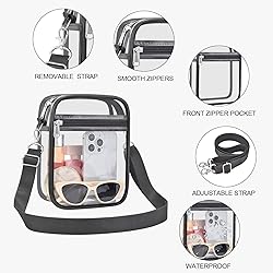 USPECLARE Clear Purse Stadium Transparent Messenger