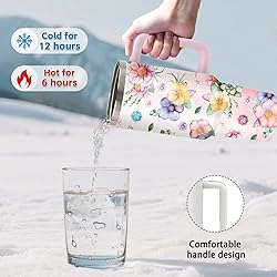 xiiai Floral Gifts for Women - Floral Tumbler 40oz