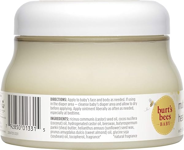 BURT’S BEES BABY 100% NATURAL MULTIPURPOSE OINTMENT, FACE & BODY BABY OINTMENT – 7.5 OUNCE TUB