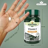 Natures Aid Vitamin E 400iu Natural Source 60 Softgels Non-GMO Gluten Free view 3