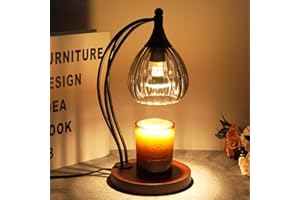 GOODBUY Candle Warmer Lamp with Timer Dimmer - Electric Light Wax Warmer for Jar Candles - Lamp with 2 Bulbs, Unique Birthday Gifts for Women Mom House Warming Gifts New Home Decor