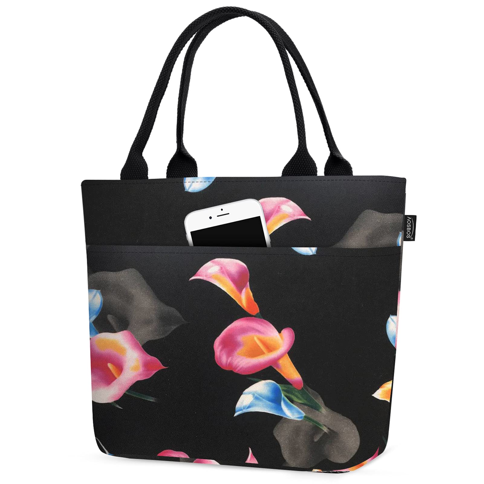 Aosbos 10L Insulated Lunch Bags for Women Adults Work, Leak-Proof Portable Soft Lunchbox Cool Bag, Thermal Cooler Tote Handbag for Ladies Office School Picnic Travel