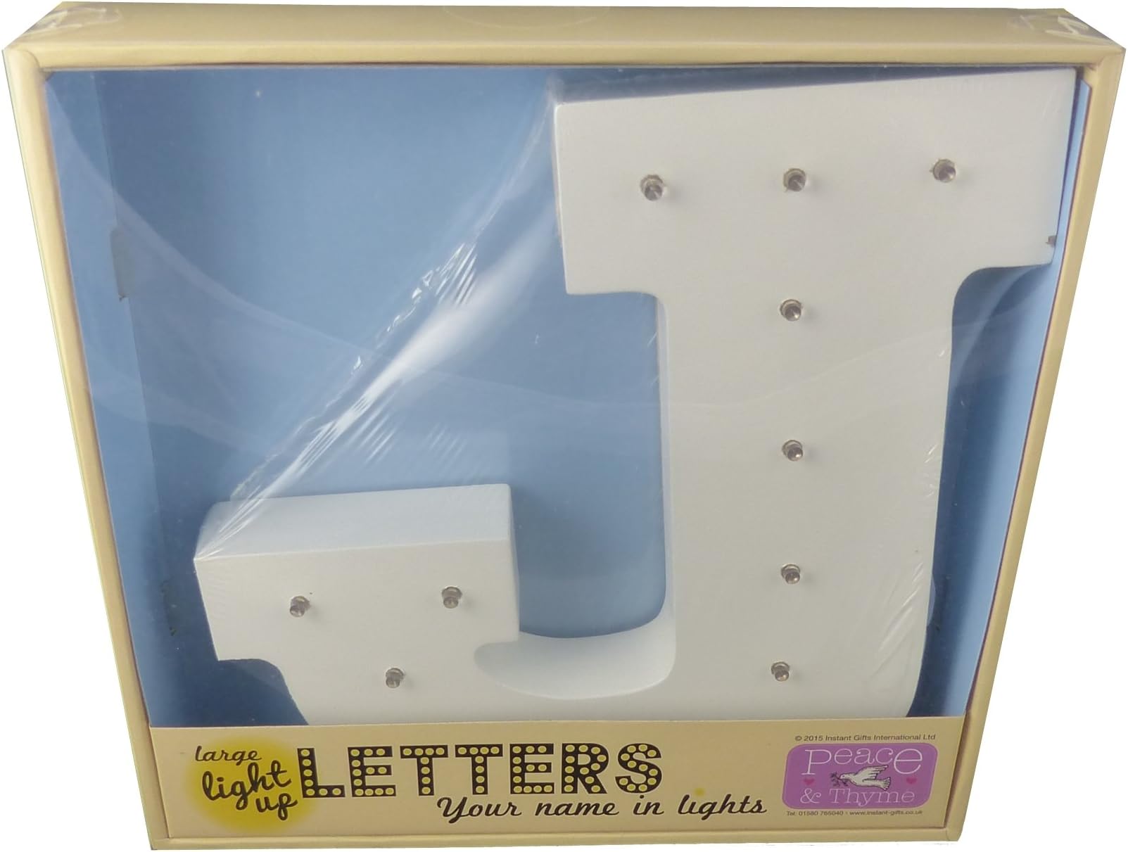 Large LED Light Up Letters (J)