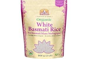 Taj Mahal Organic White Basmati Rice, 908gm