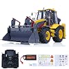 LESU 1/14 Chargeuse-pelleteuse hydraulique RC en métal AOUE BL71 Pelle