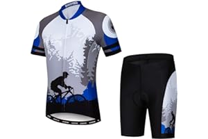 JPOJPO Cycling Jersey Set Kids,Bike Short Sleeve T-Shirt Boys Girls Cartoon Tops Quick-Dry S-XXL