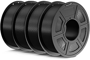 JAYO PLA Filament 1.75mm 4.4kg, 3D Printer Filament PLA Dimensional Accuracy +/- 0.02 mm, 1.1 Kg Per Spool, Fits for Most FDM