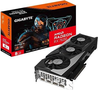Gigabyte Radeon RX 7600 GAMING OC 8GB GDDR6 PCIe 4.0 GV-R76GAMING OC-8GD