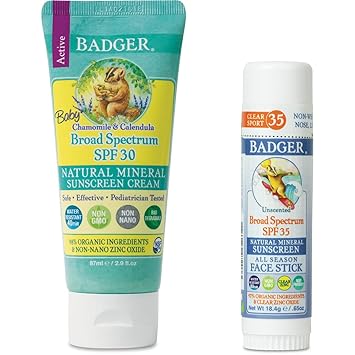 badger baby sunscreen cream spf 30
