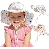 FURTALK Baby Sun Hat Toddler Beach Hats with UPF 50+ Sun Protection Wide Brim Girls Bucket Hat