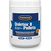 Farnam Quietex II Pellets Daily Horse Calming Supplement, 26 Day Supply | Provides stress support for nervous horses in training, trail rides, trailering, vet &amp; farrier visits