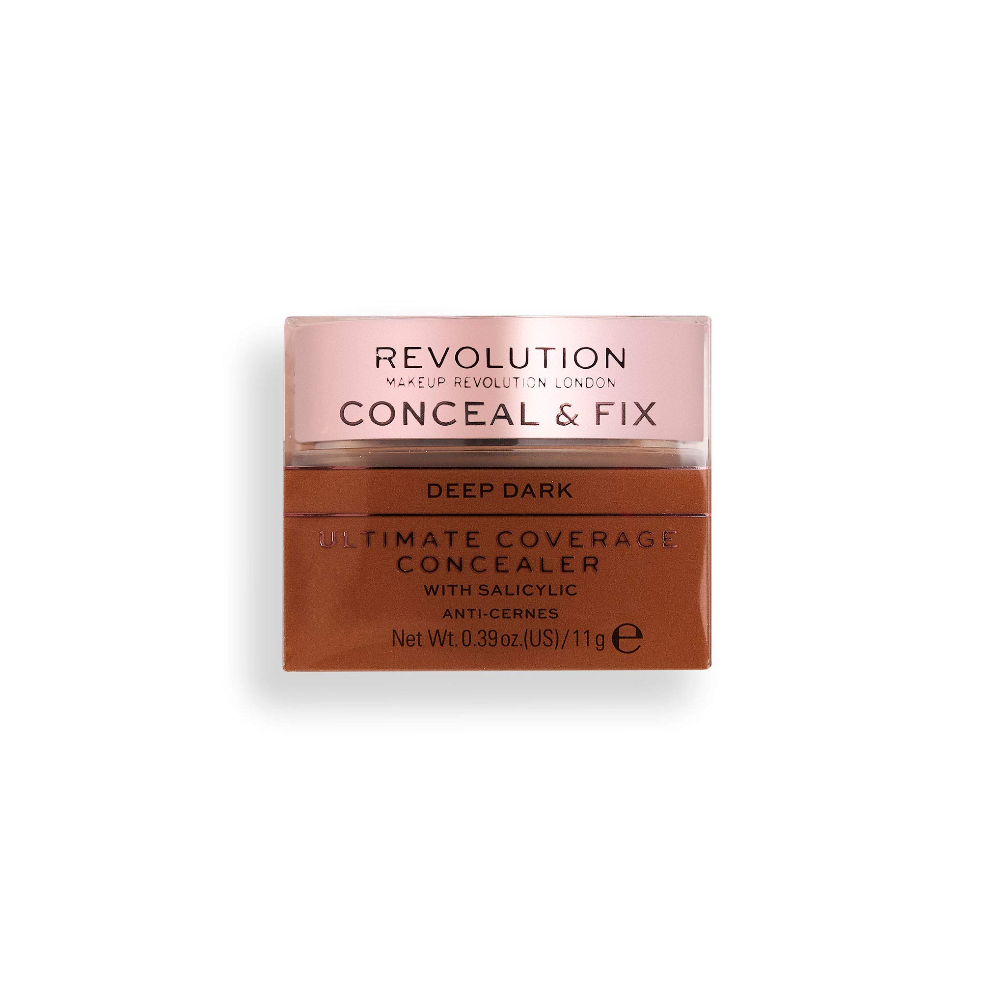 Makeup Revolution, Conceal & Fix, Ultimate Coverage, Concealer, Deep Dark, 11g — image 1