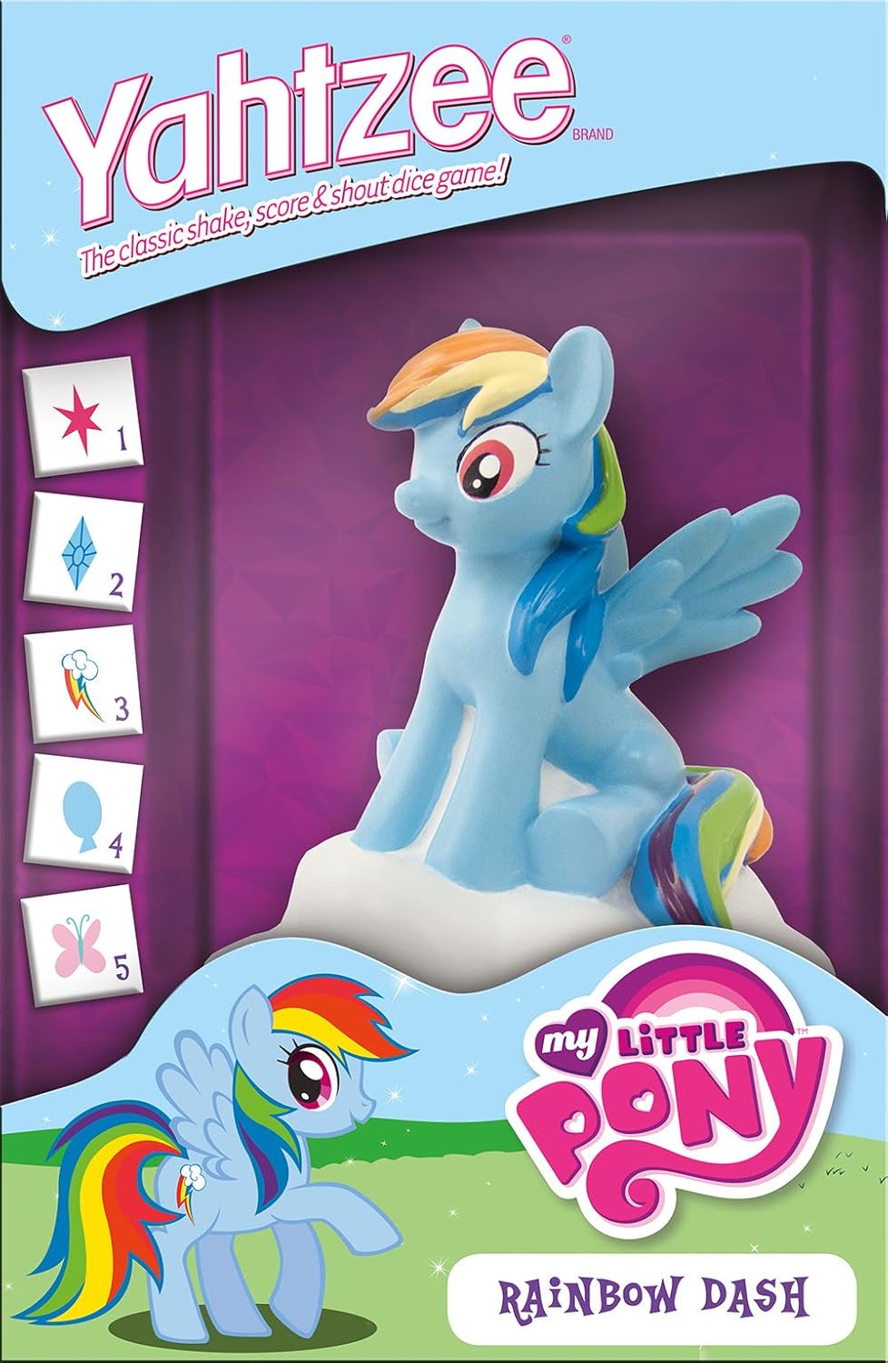 USAopoly Yahtzee: My Little Pony Rainbow Dash Board Game